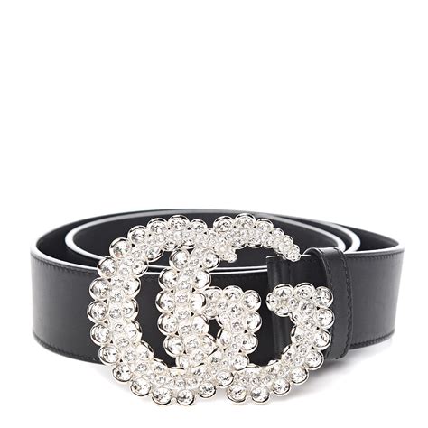 gucci crystal interlocking g belt|Gucci interlocking g belt women's.